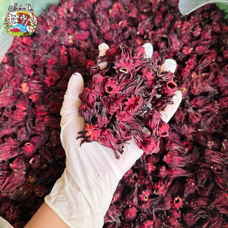 Natural Dried Hibiscus Flowers | Herbal Tea & Health Drink | Supports Cooling, Blood Pressure, Skin Beauty